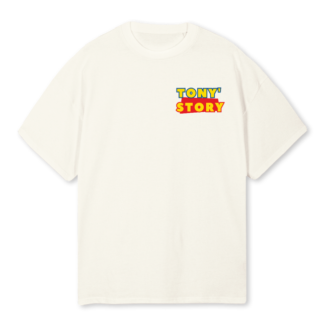 TSTORYCREAM Cream Oversized Tee.
