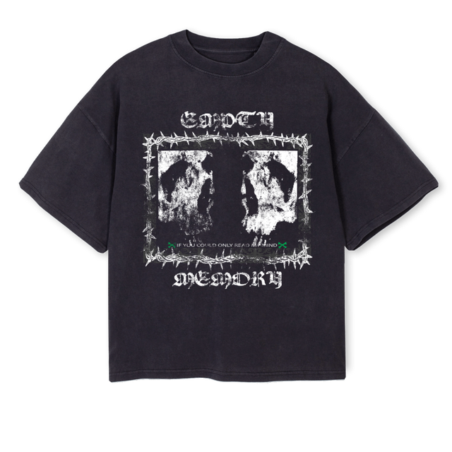 IFYOUCOULD Vintage Black Oversized Boxy Tee.