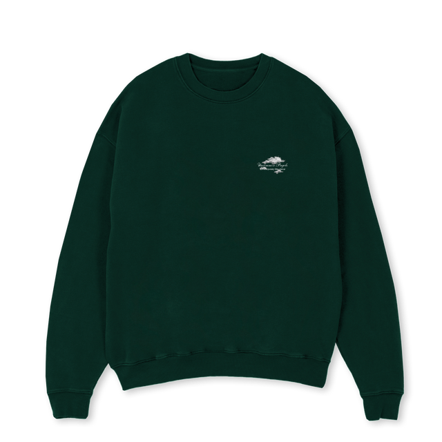 VAPE  Wild Green Oversized Crewneck Sweater.