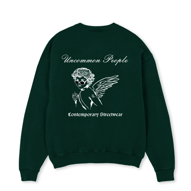 VAPE  Wild Green Oversized Crewneck Sweater.