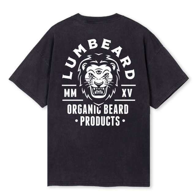 LEONLUMBEARDOVER Vintage Black Oversized Tee.
