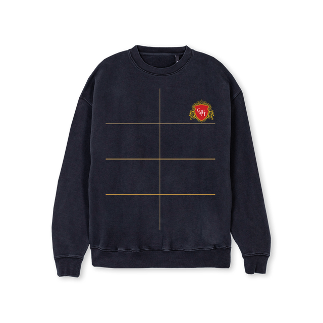 COVCRES Vintage Black Regular Crewneck Sweater.