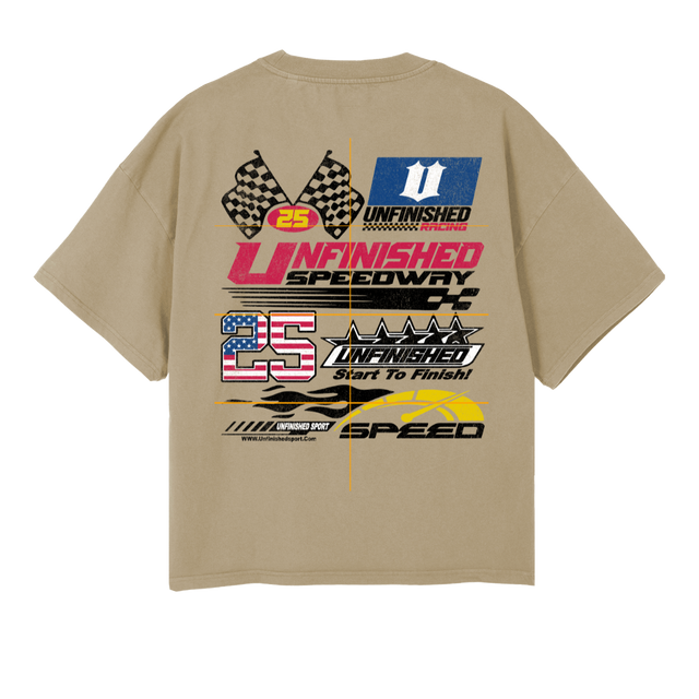 SPEEDWAY DUNE Vintage Dune Oversized Boxy Tee.