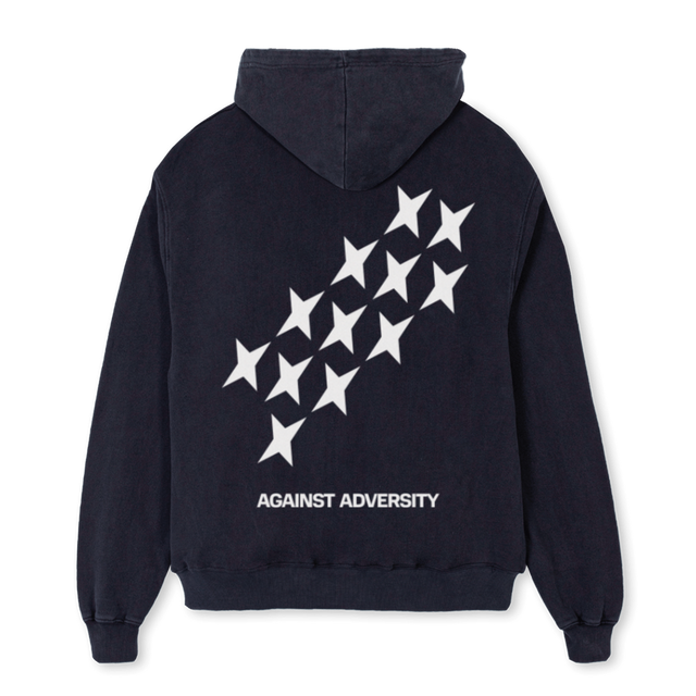 MULTINEW Vintage Black Oversized Hoodie.