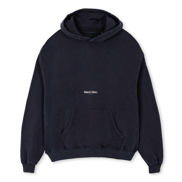 VINTAGEBBSMALL Vintage Black Oversized Hoodie.