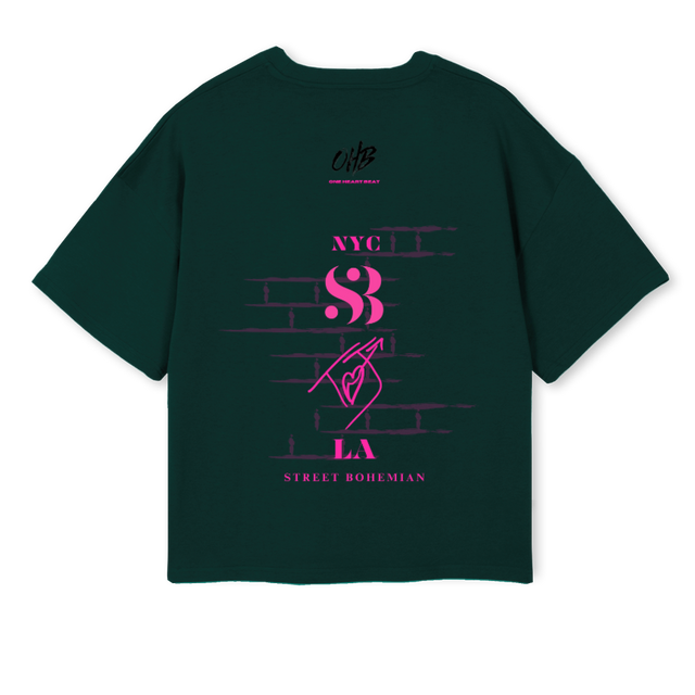 GP Wild Green Oversized Boxy Tee.