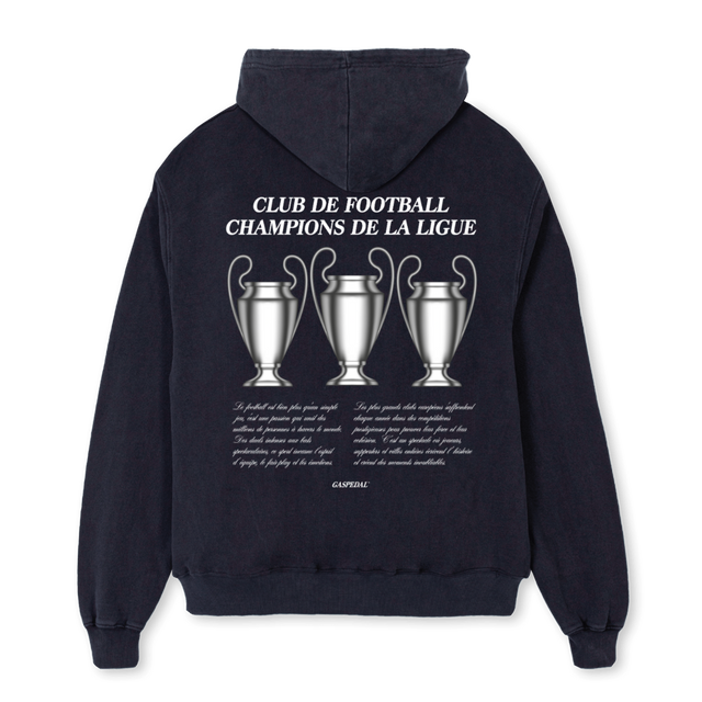 VBOSHOODIELALIGUE Vintage Black Oversized Hoodie.