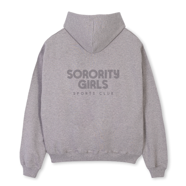 SCGREYMARLHOODIE Grey Marl Oversized Hoodie.