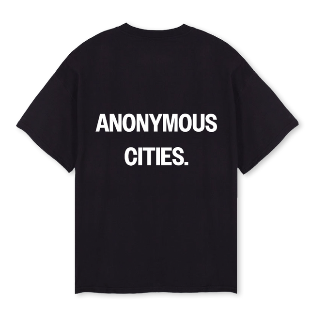 ANMCTSLOGOTSHIRT Black Oversized Tee.