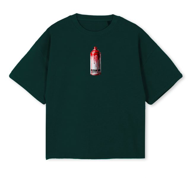 ROMEO SPRAY Wild Green Oversized Boxy Tee.
