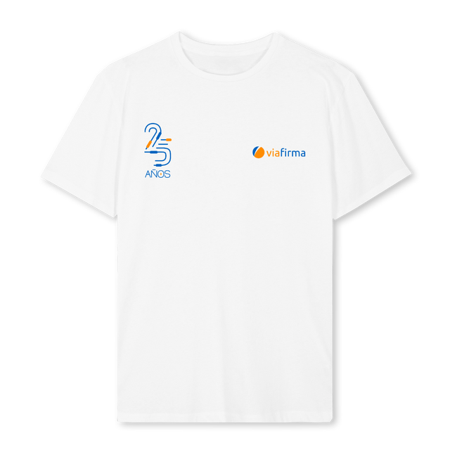 VIAFIRMA White Regular Tee.