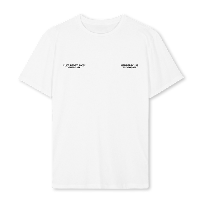 MEMBERSCLUBTEE White Regular Tee.