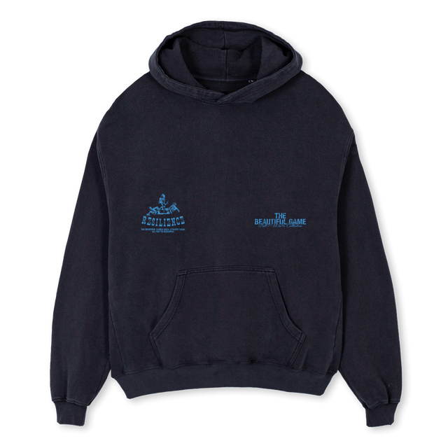AERMANDO Vintage Black Oversized Hoodie.