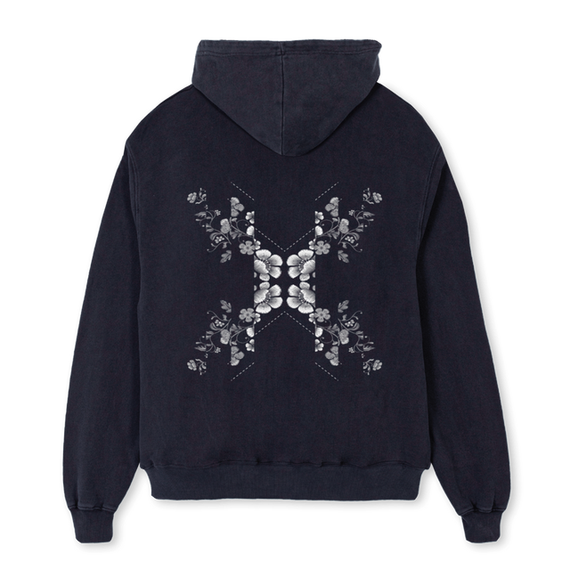 ESENCIASUDADERA Vintage Black Oversized Hoodie.