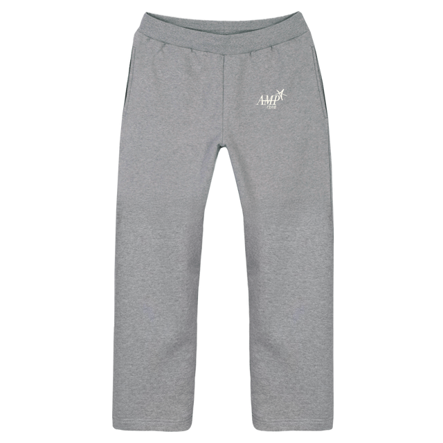 AMPCLUBTSBG Grey Marl Straight-Leg Relaxed Sweatpants.