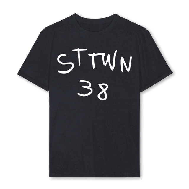 STTWNTEENEGRO Vintage Black Regular Tee.