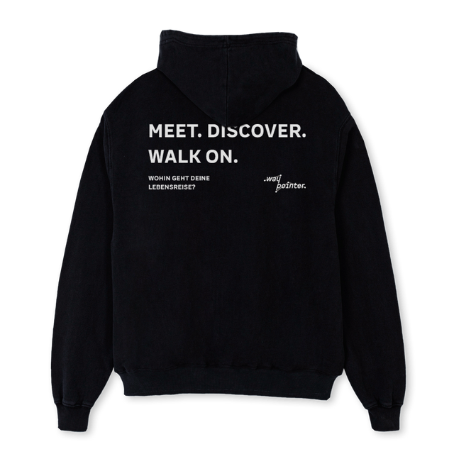 WAYP HD BX EINS Black Oversized Hoodie.