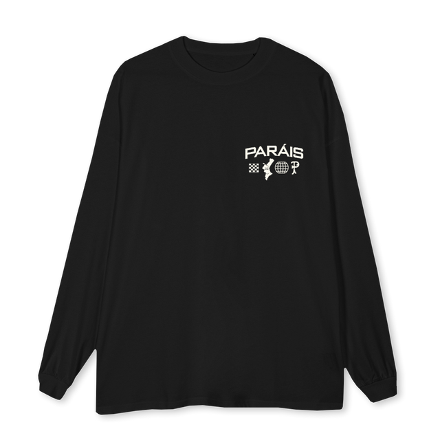 COSTA BLANCA LGS Black Oversized LS Tee.