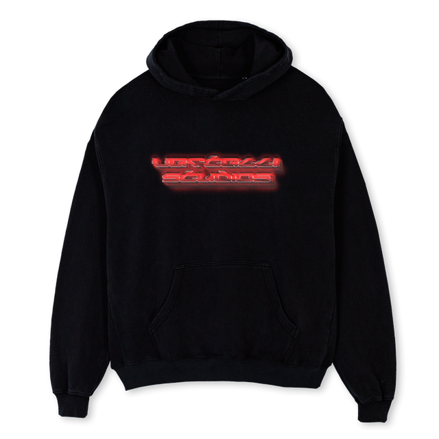 REDGLOWUP VARTALLI Black Oversized Hoodie.