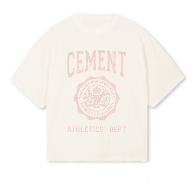 DEPTP Vintage White Oversized Boxy Tee.