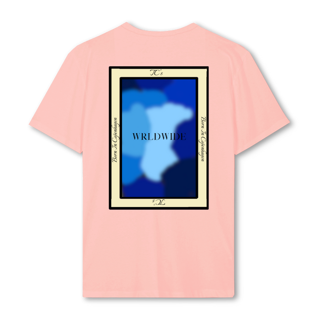 WRLDWIDE Pink Clay Regular Tee.
