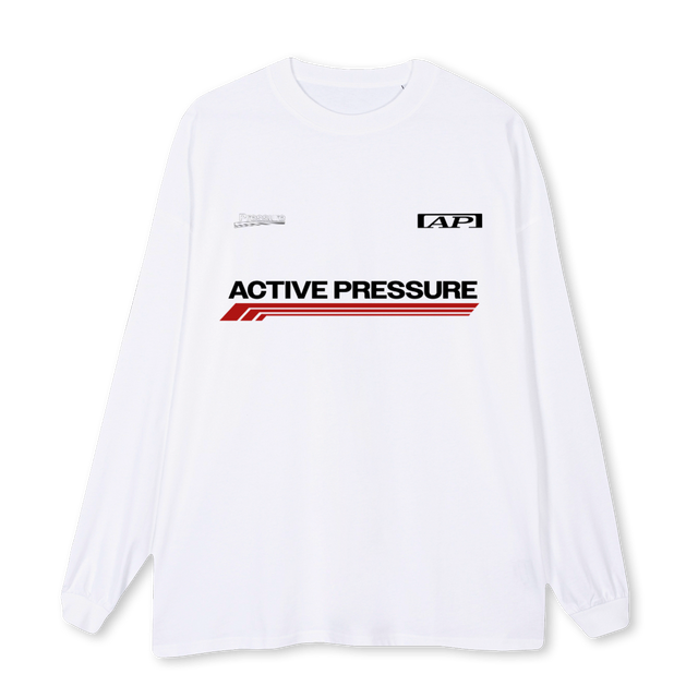 IMPORTLONGSLEEVE White Oversized LS Tee.