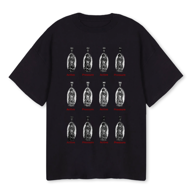 PENDANTS Black Oversized Tee.