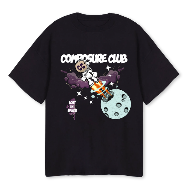 ANNI FOUR Black Oversized Tee.