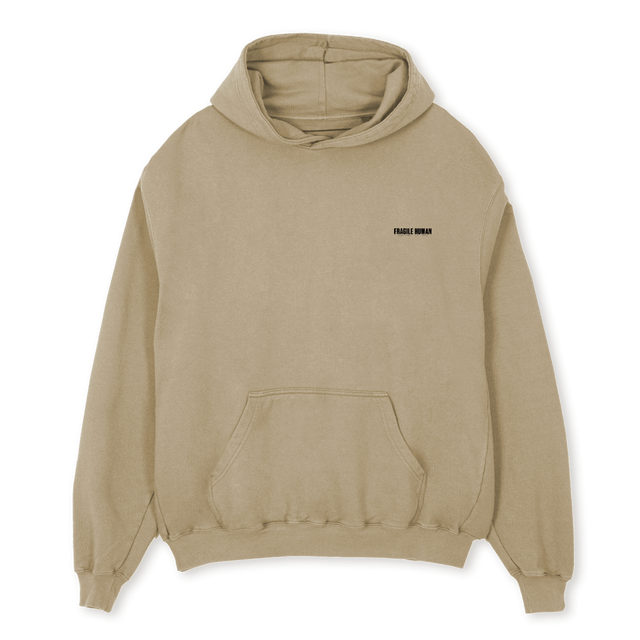 FH CHINESE LOG Vintage Dune Oversized Hoodie.
