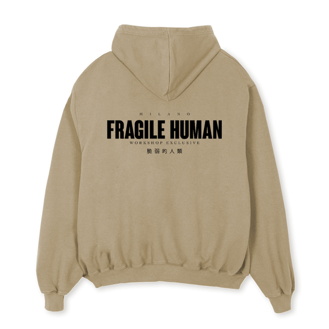 FH CHINESE LOG Vintage Dune Oversized Hoodie.