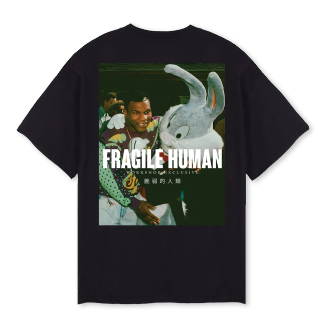 FH TYSN  Black Oversized Tee.