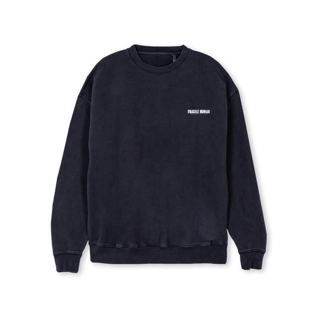 FH CHINESE Vintage Black Regular Crewneck Sweater.