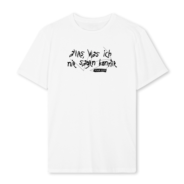 TOURMERCHSHIRTDREI White Regular Tee.