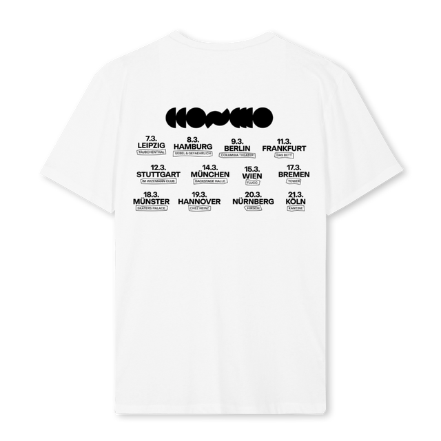 TOURMERCHSHIRTDREI White Regular Tee.