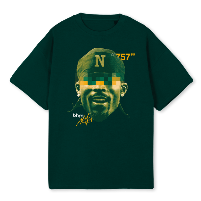VICK Wild Green Oversized Tee.