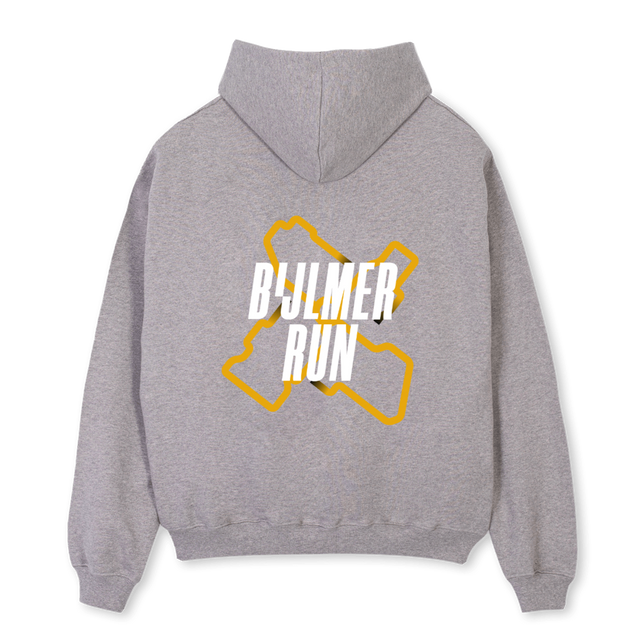 BIMSSS Grey Marl Oversized Hoodie.