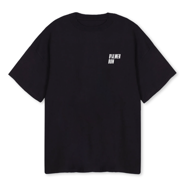BIMSN Black Oversized Tee.