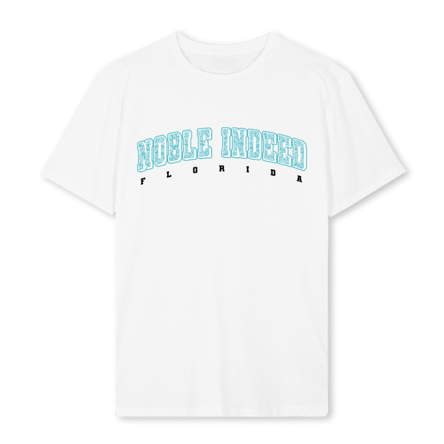 FLORIDABLUE White Regular Tee.