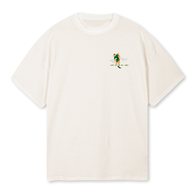 ROFFA_2 Vintage White Oversized Tee.