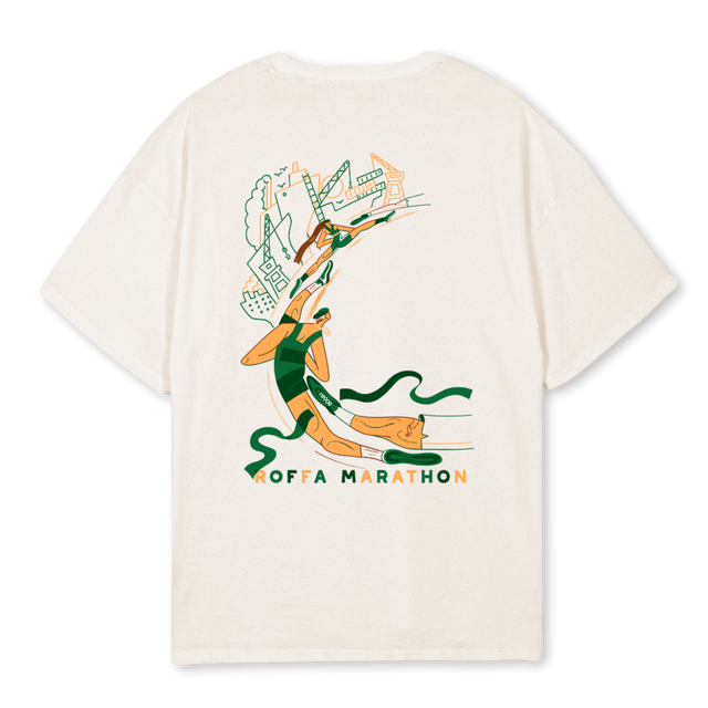 ROFFA_2 Vintage White Oversized Tee.