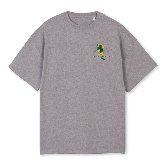 ROFFA_1 Grey Marl Oversized Tee.