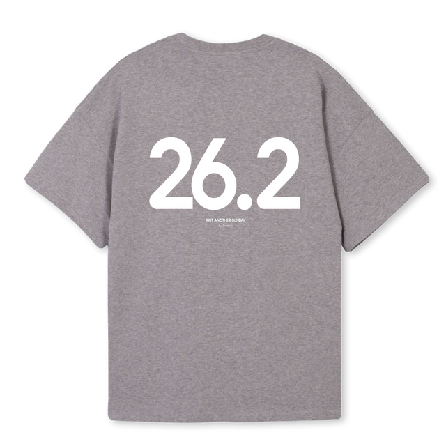 MARA Grey Marl Oversized Tee.