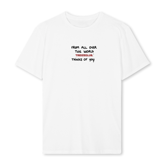 TREIZERPEACE White Regular Tee.
