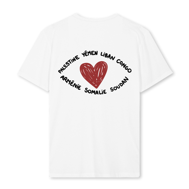 TREIZERPEACE White Regular Tee.