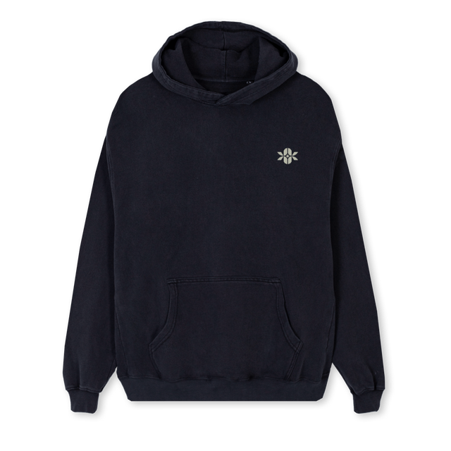 OKVNGOEMGREEN Vintage Black Regular Hoodie.