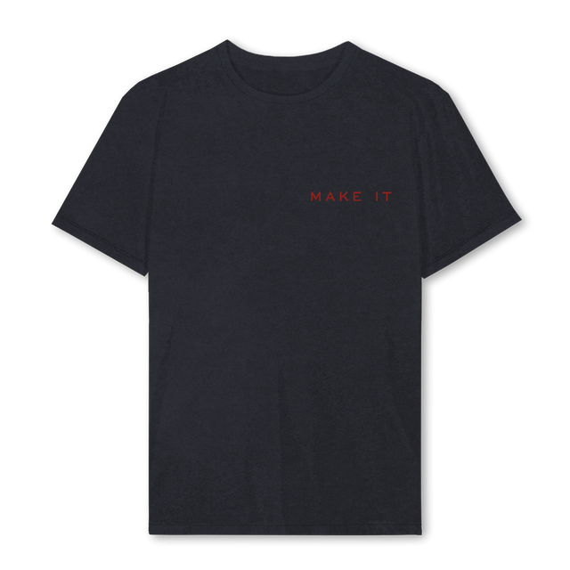 MAKEITMATTERTRED Vintage Black Regular Tee.