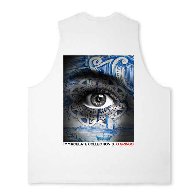 OGRINGO_1 Bright white Oversized Vest.
