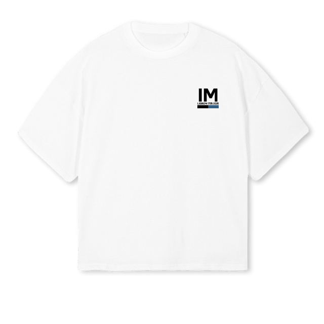 OGRINGO_2 White Oversized Boxy Tee.