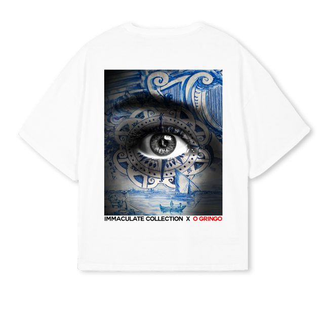 OGRINGO_2 White Oversized Boxy Tee.