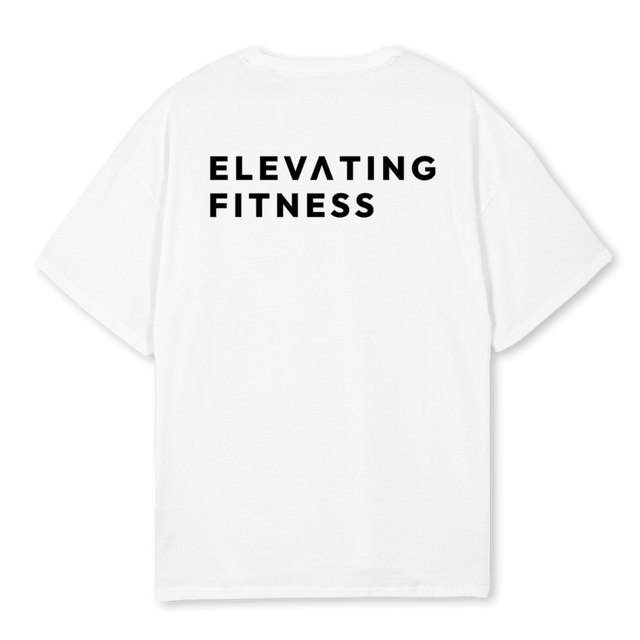 WHITESHIRTEF White Oversized Tee.